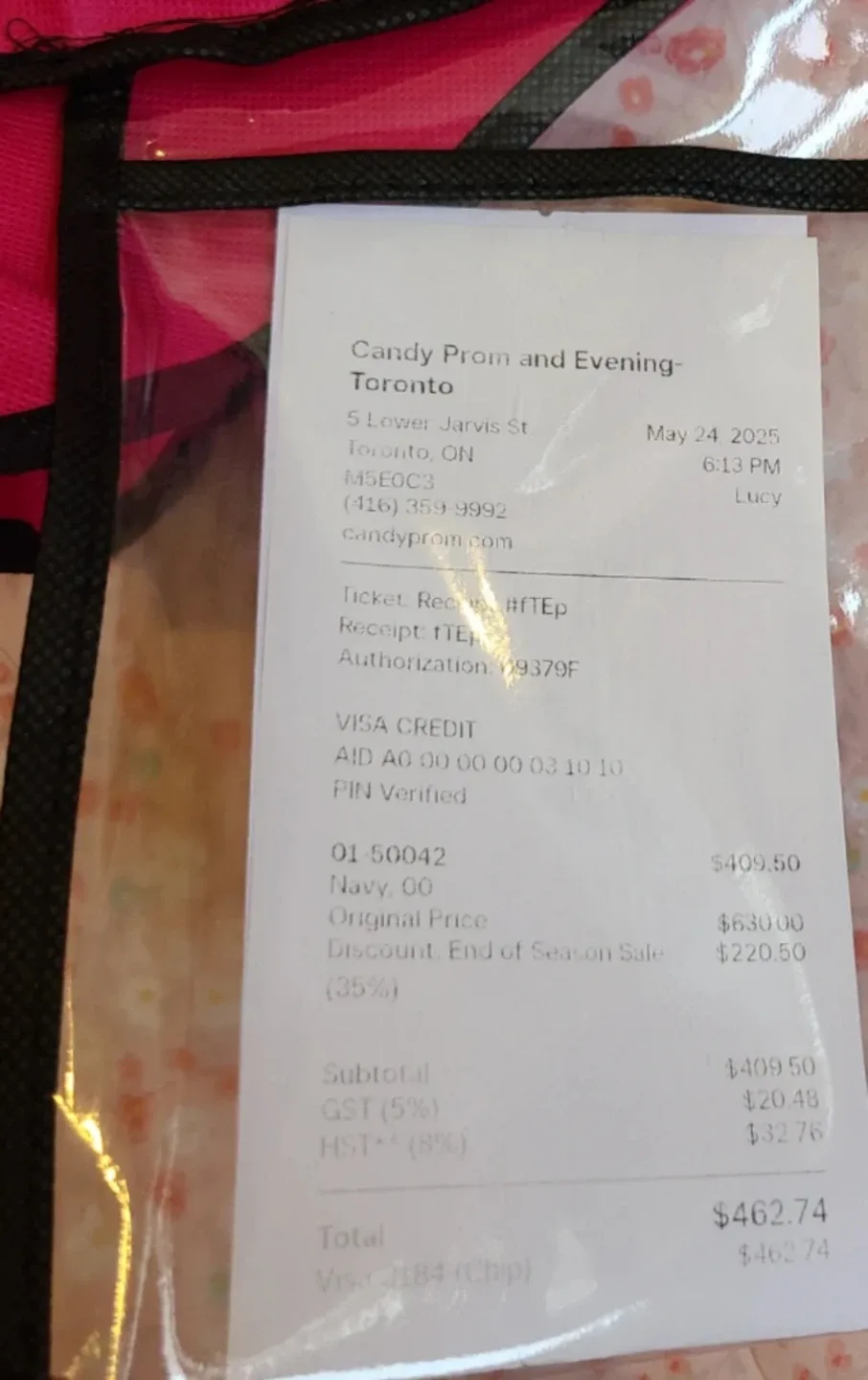 Navy Dress - Candy Prom & Evening image indicator(8)