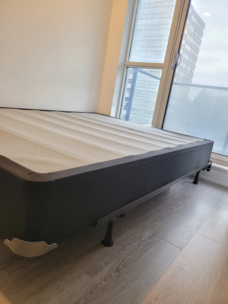 (FREE) BRICK Bed Frame - Grey Black