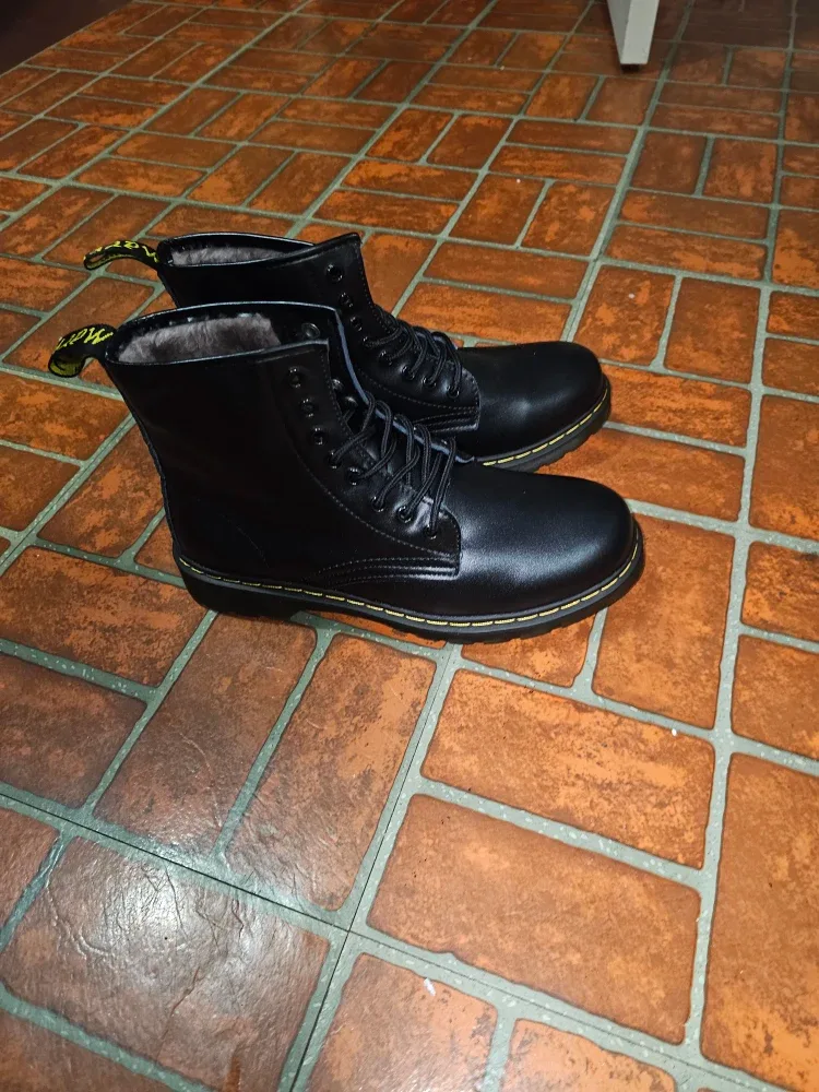 Dr. Martens Black Leather Boots