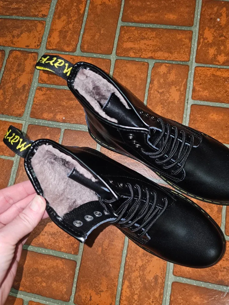 Dr. Martens Black Leather Boots image indicator(3)