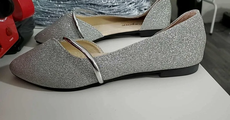 Silver Party shoes for kids or adults image indicator(2)