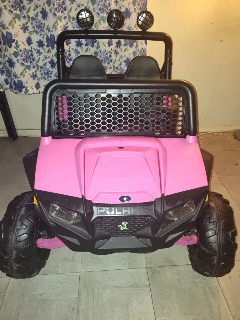 Pink Polaris RZR 900 Ride-On Car