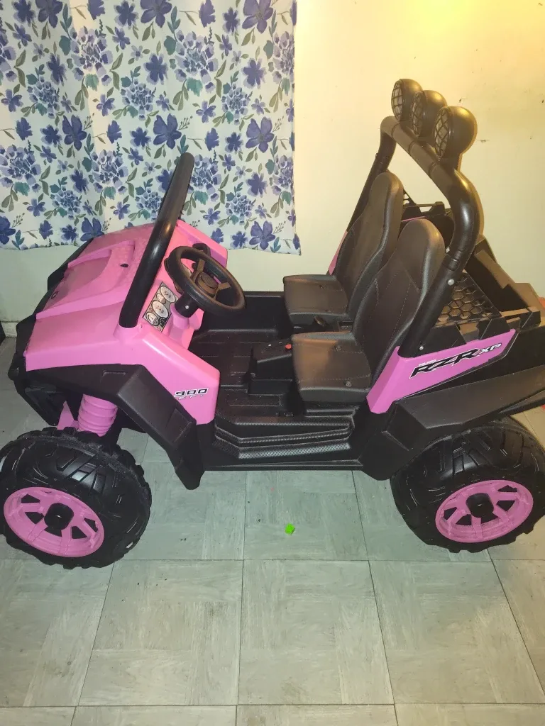 Pink Polaris RZR 900 Ride-On Car image indicator(2)