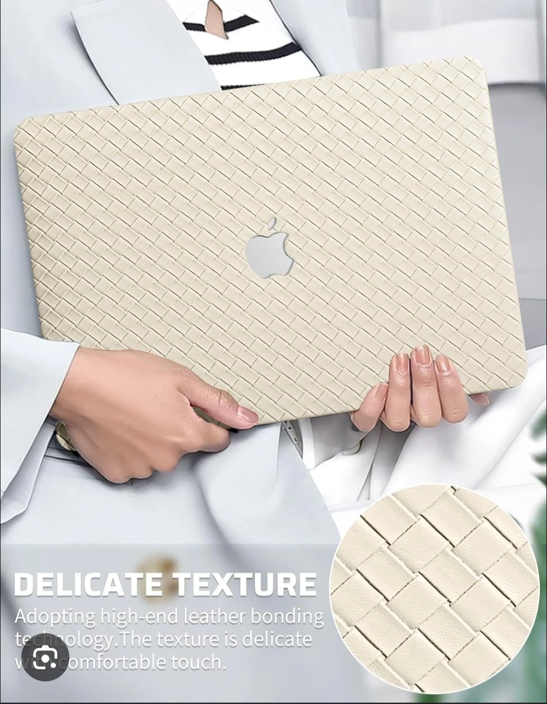 New Air 13" MacBook Case - Green Checkered