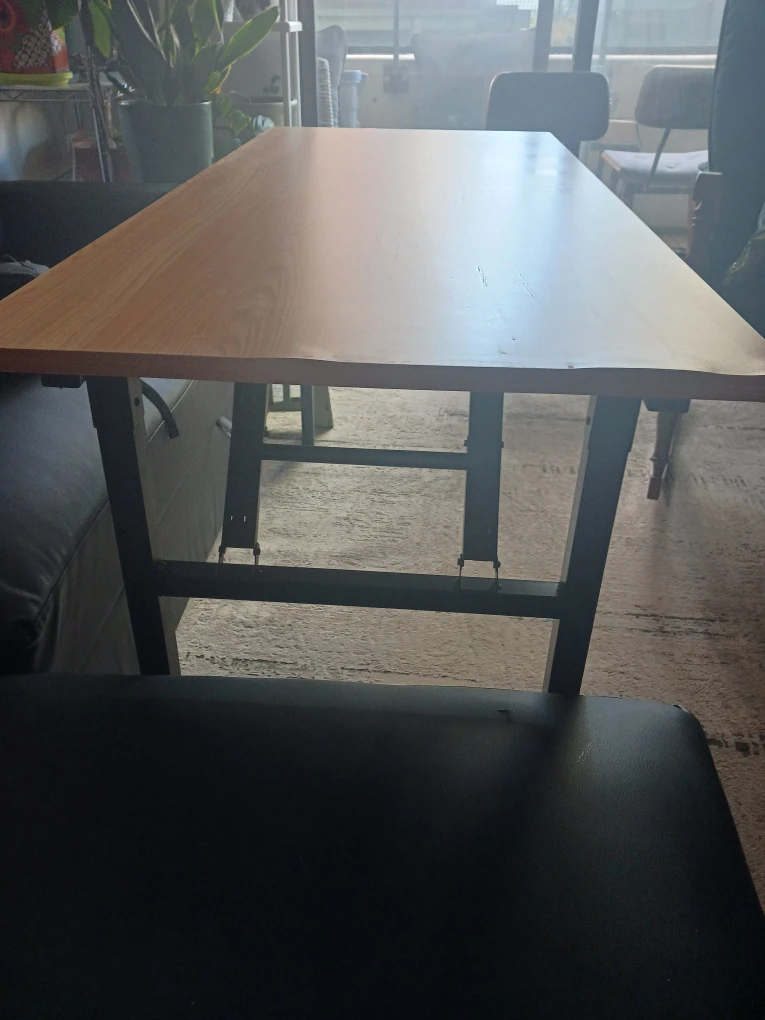 Wood look and Metal Desk - photo 2