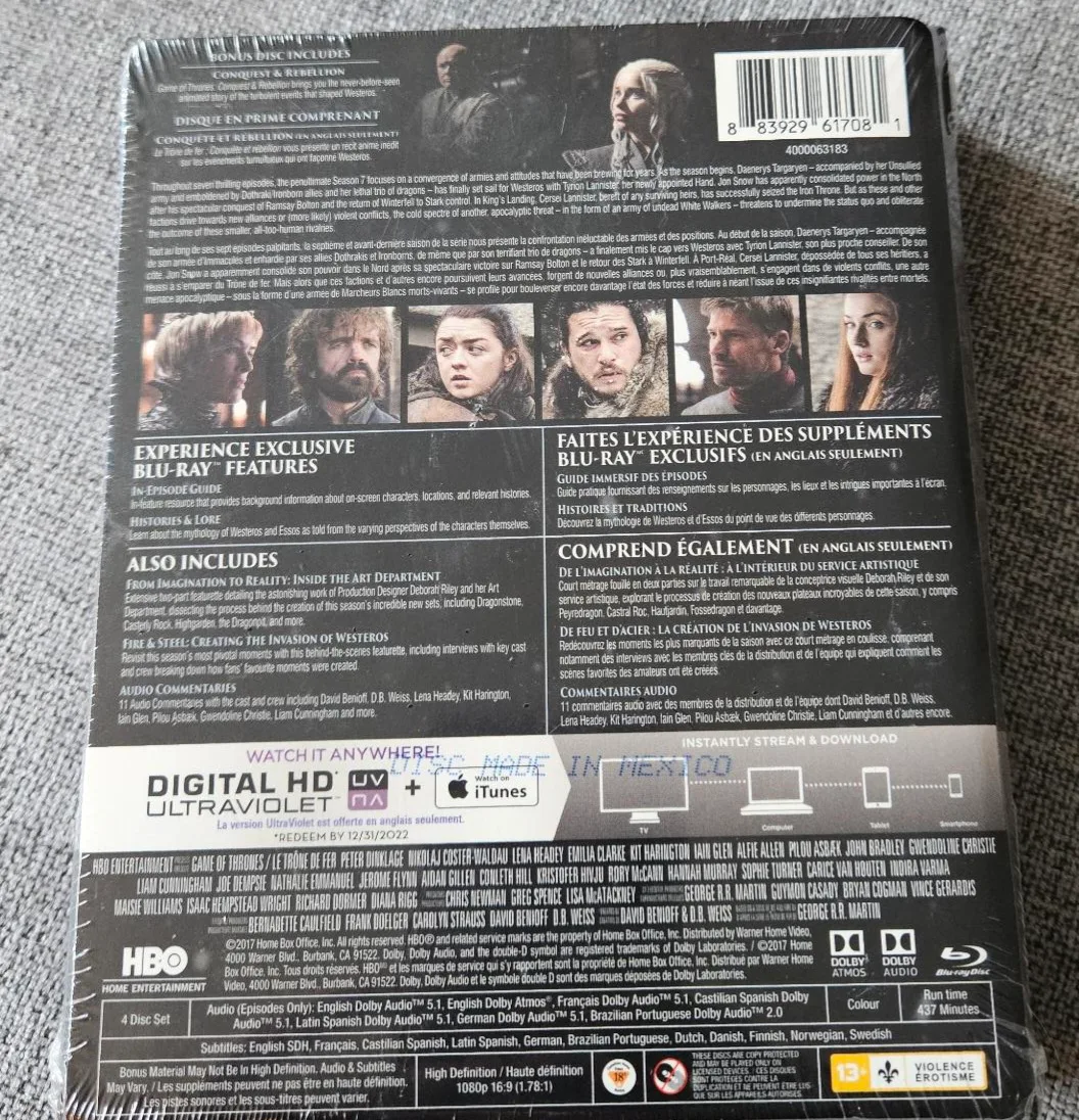 Game of Thrones: Seasons 6 & 7 Nlu-Ray Set image indicator(2)