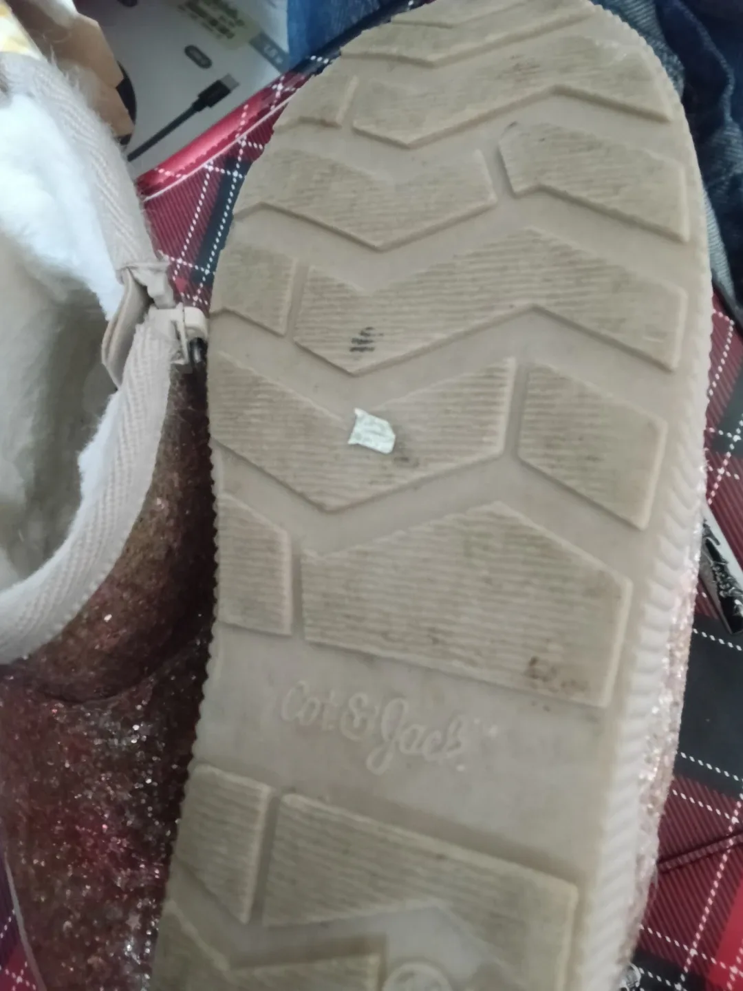 Cat & Jack Glitter Boots - Size 11 image indicator(2)