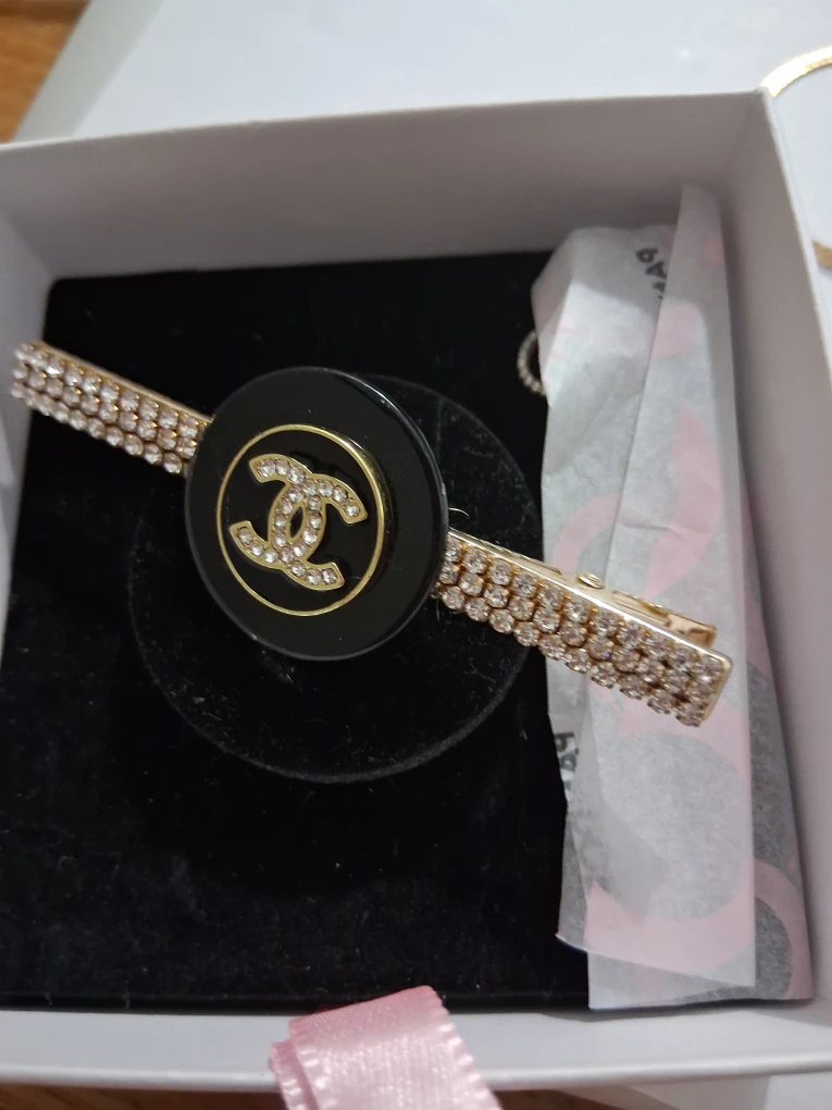 Chanel Hair Clip with Rhinestones