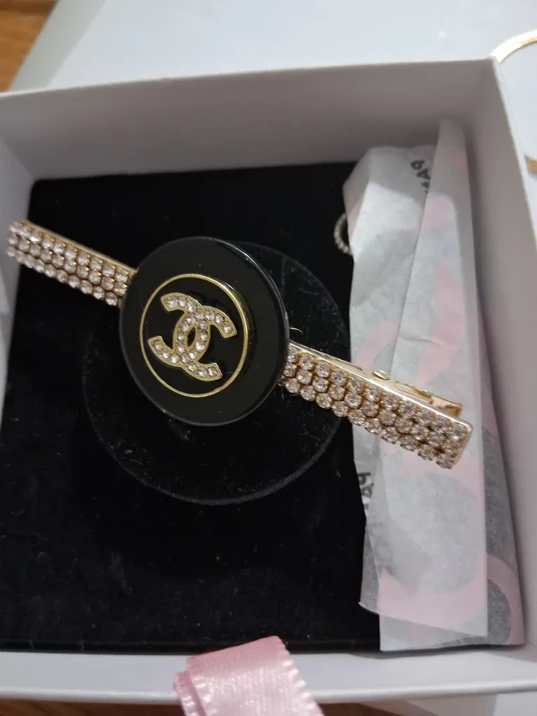 Chanel Hair Clip with Rhinestones