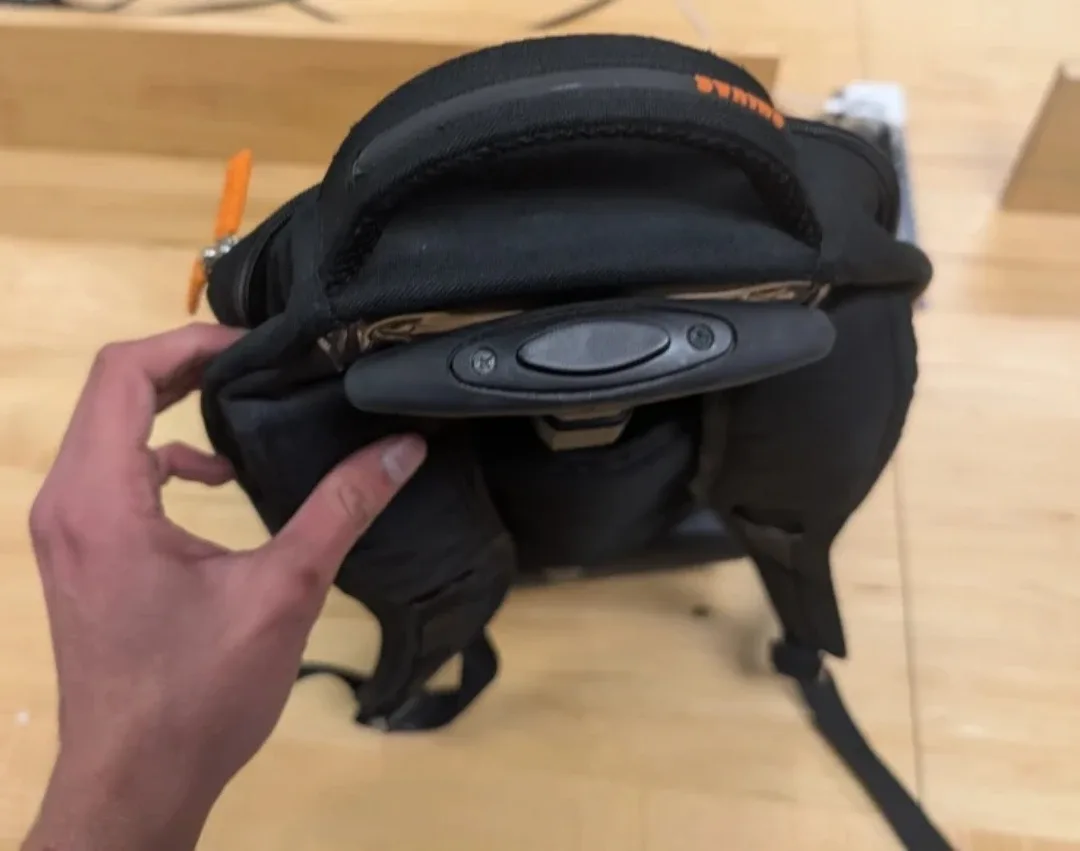 Chivas Rolling Backpack - Black & Orange image indicator(3)