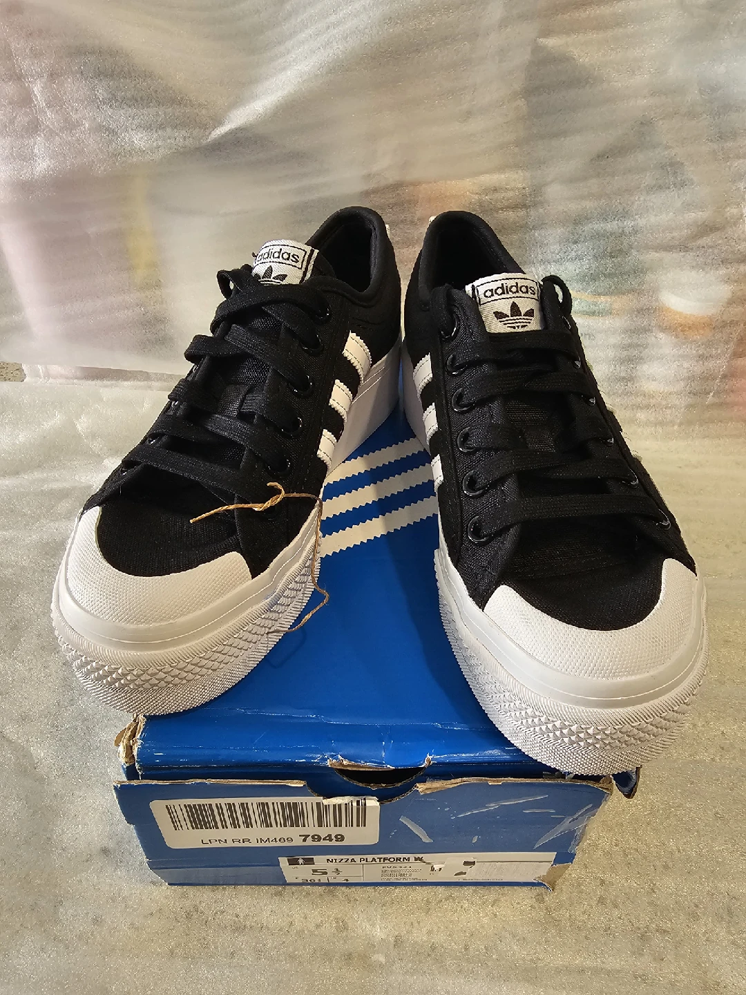 Adidas Nizza Platform W Black/White Size 5.5 - photo 2
