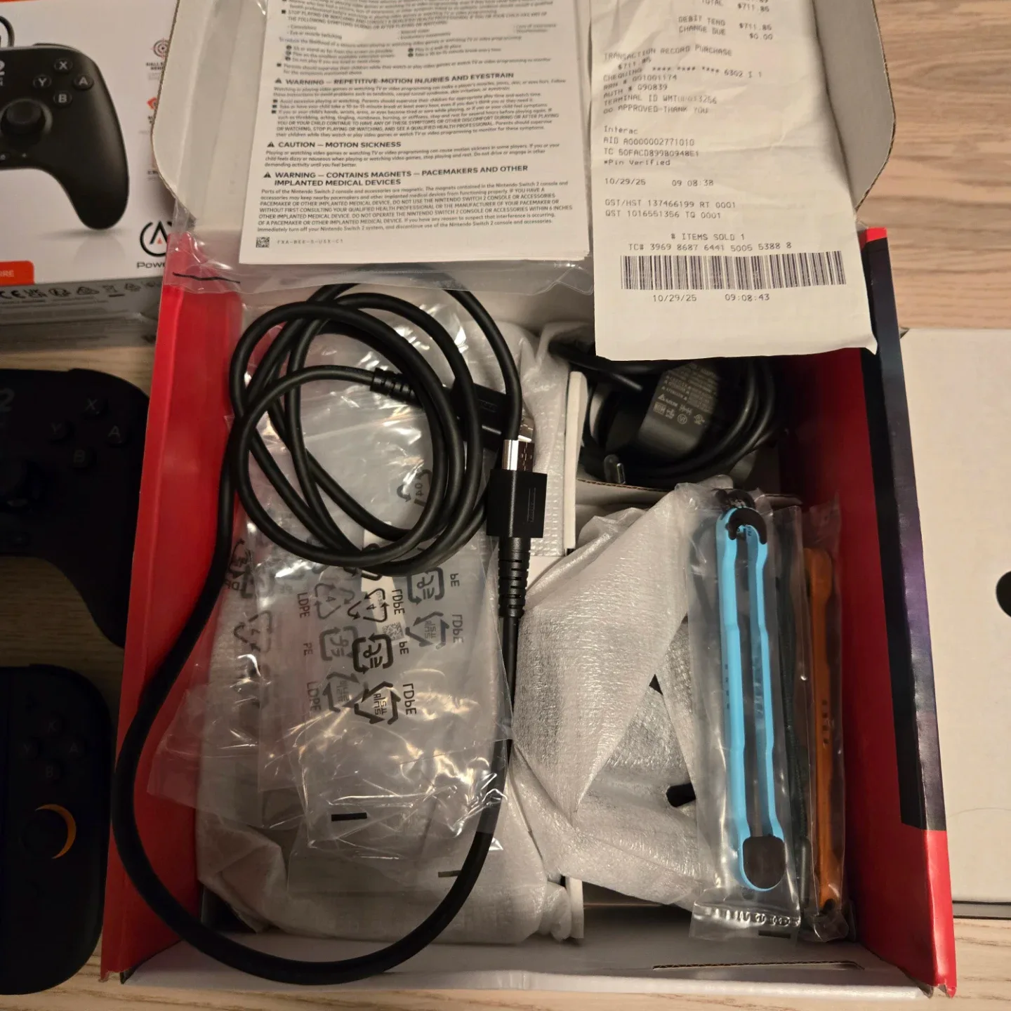 Nintendo Switch 2. Firm. 2 weeks old. Most accessories sealed. image indicator(5)