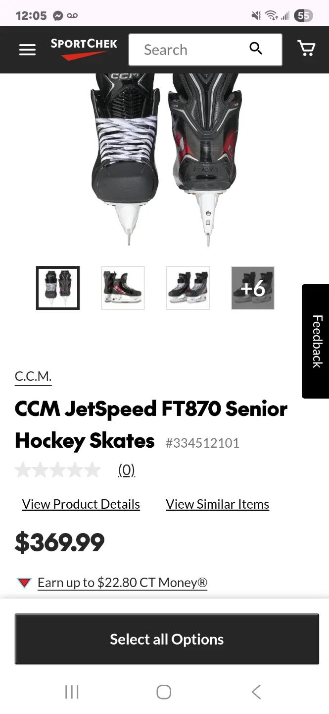 CCM JetSpeed FT870 Senior Hockey Skates image indicator(2)