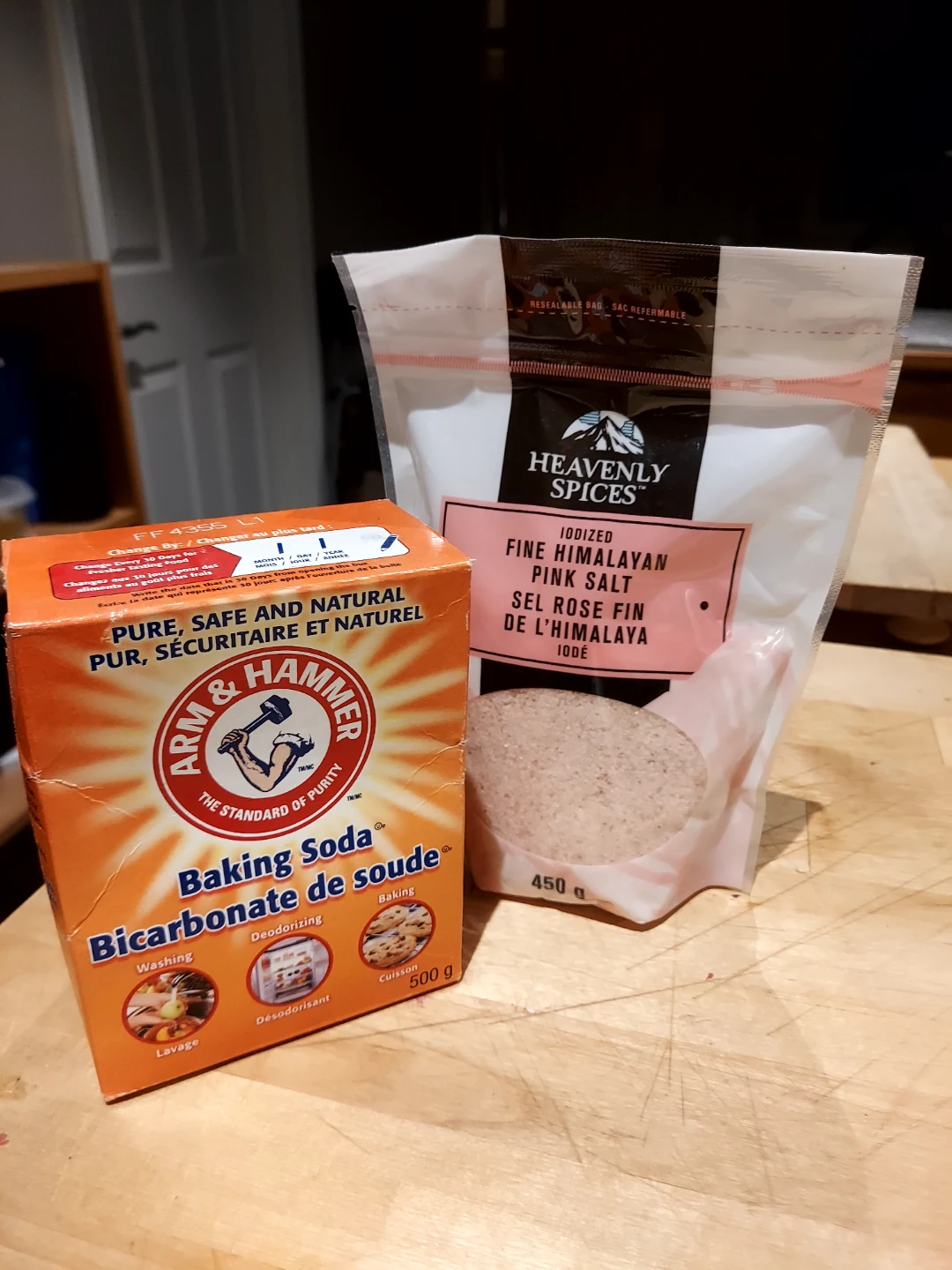 Baking soda & sea salt