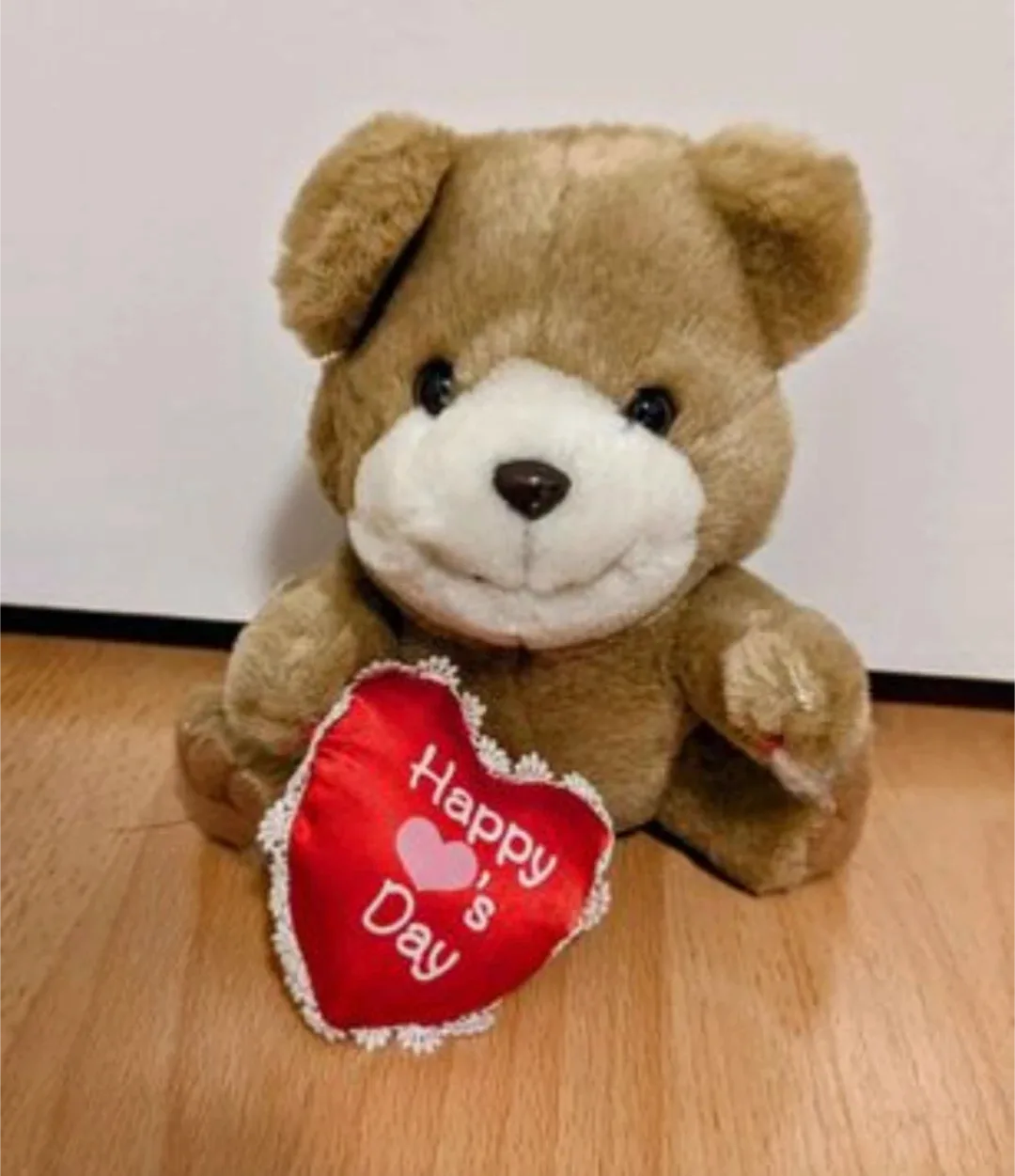 Adorable Teddy Bear Plush with Heart