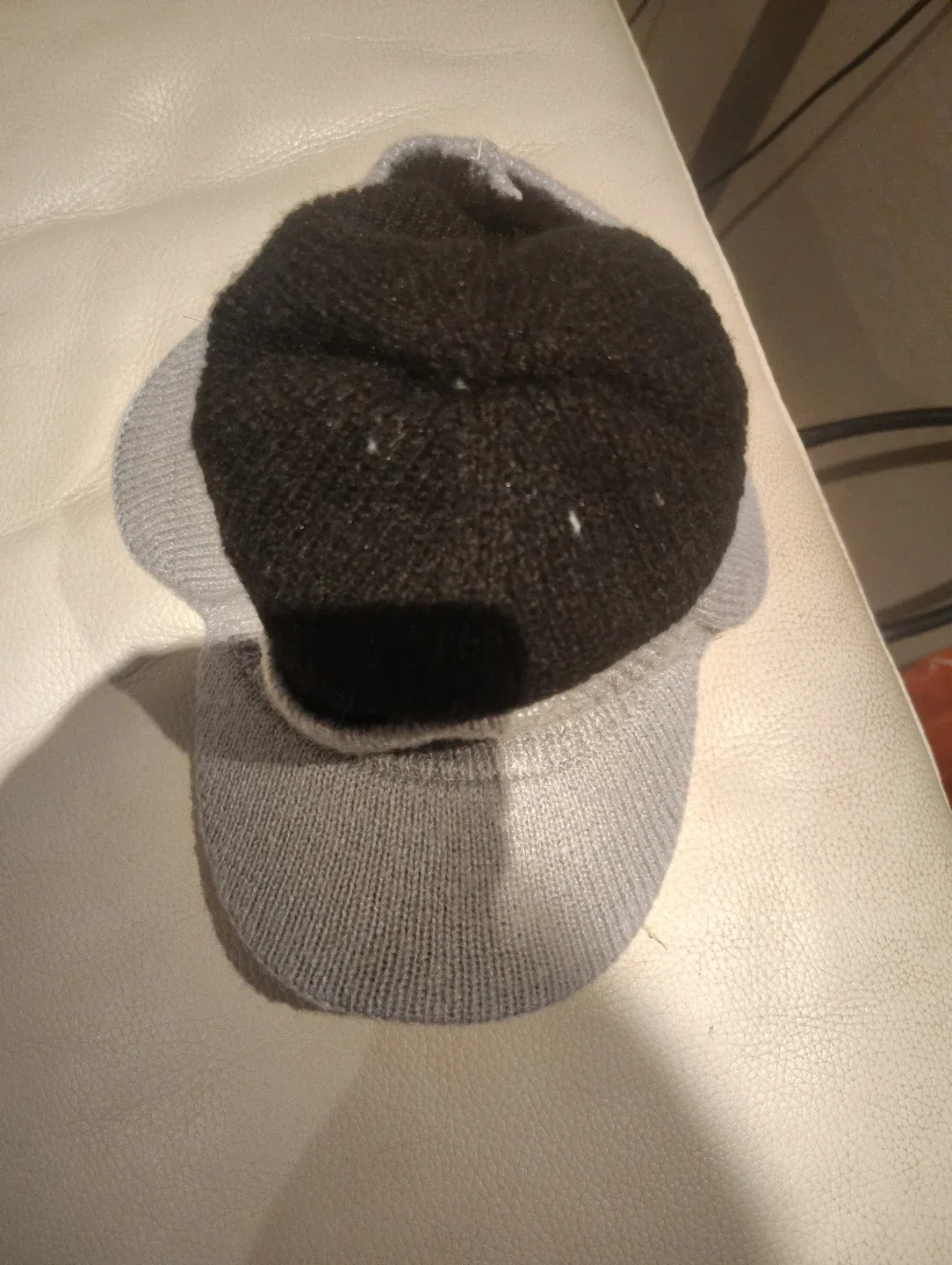 Grey Knitted Winter Hat image indicator(2)