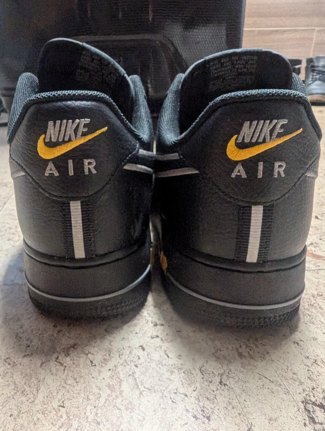 Nike Air Force 1'07 black/coolgrey-sundial size 9.5 - photo 2