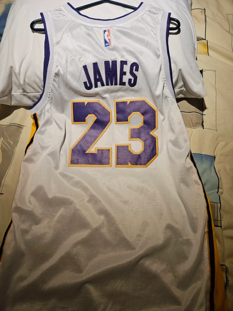 Nike LeBron James Lakers Jersey Size 54 image indicator(2)