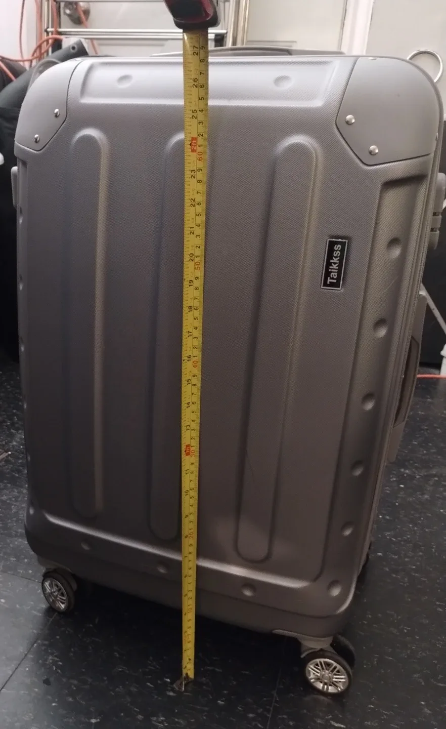 Grey Rolling Suitcase  medium size