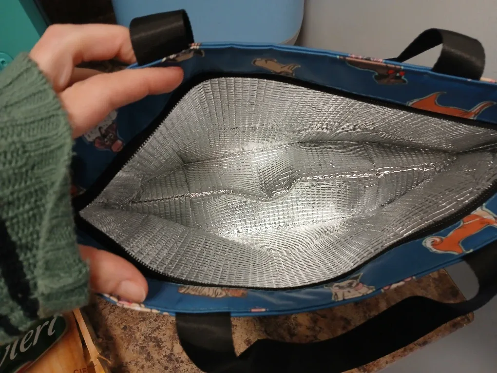 Dog Print Insulated Lunch Tote Bag image indicator(2)