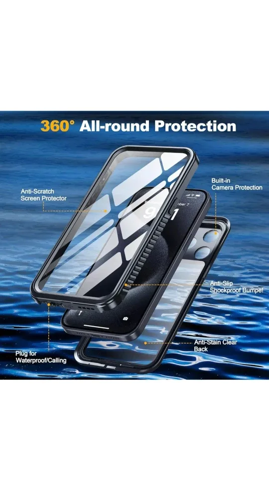 iPhone 15 Pro Waterproof Case - 6.1 inch image indicator(3)