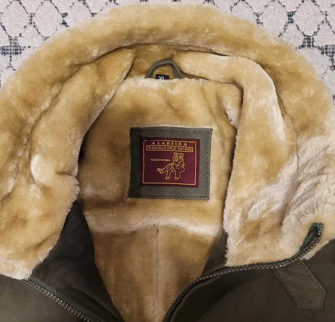 Green Snuff Leather Jacket image indicator(8)