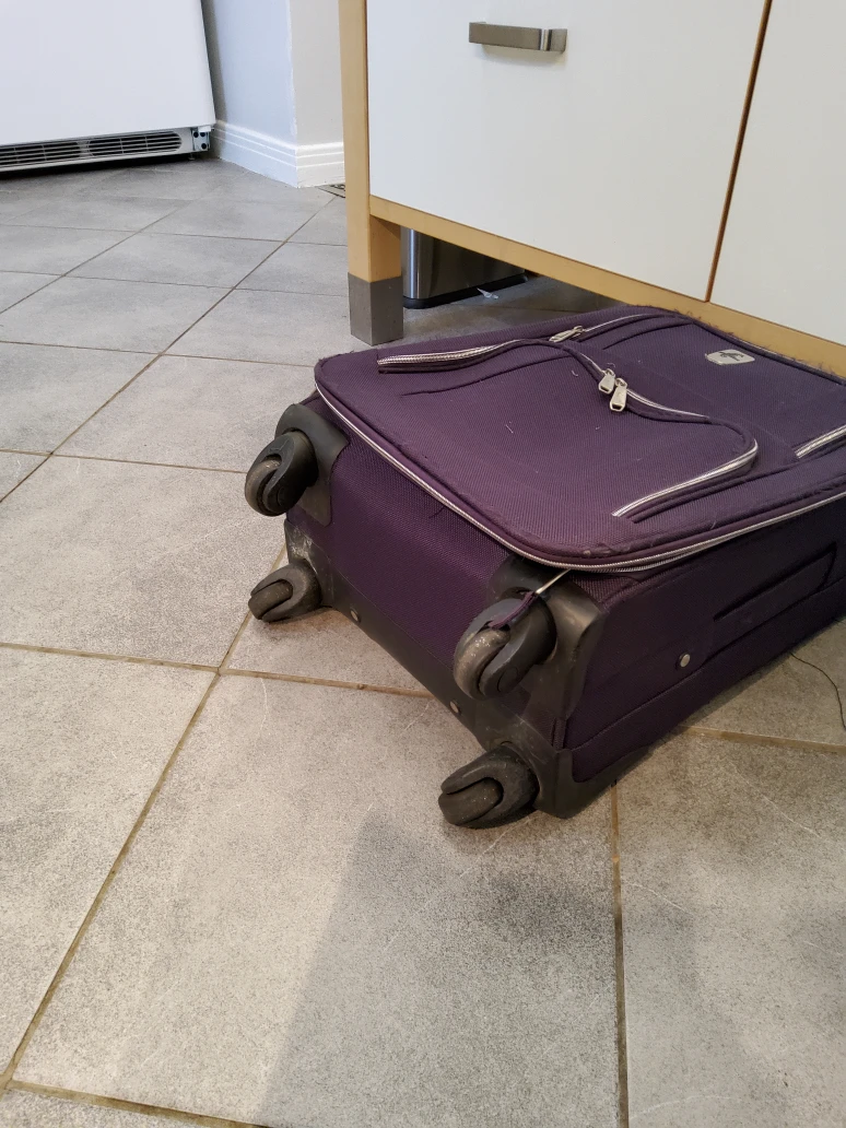 Purple Carry-on Suitcase - photo 3