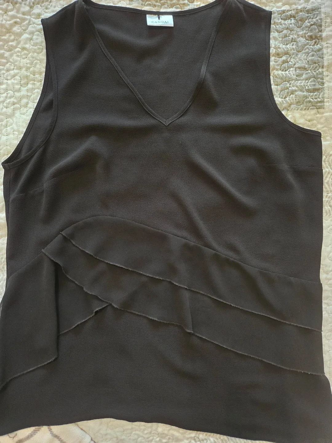 Canda Sleeveless Black Top 🥕 thumbnail