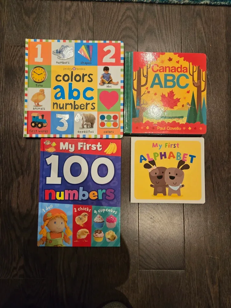 Kids' Learning Books: ABC, Numbers, Colours