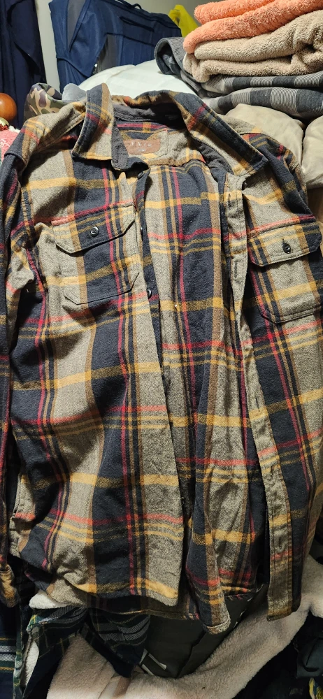 Orvis XL/TG Plaid Flannel Shirt