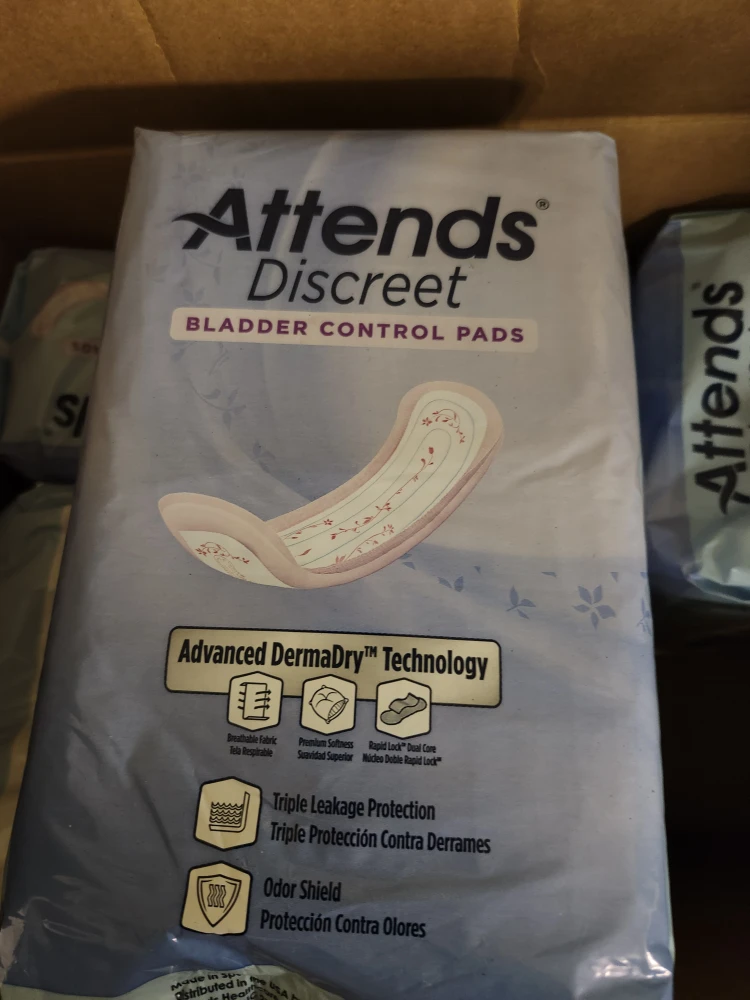 Attends Discreet Bladder Control Pads