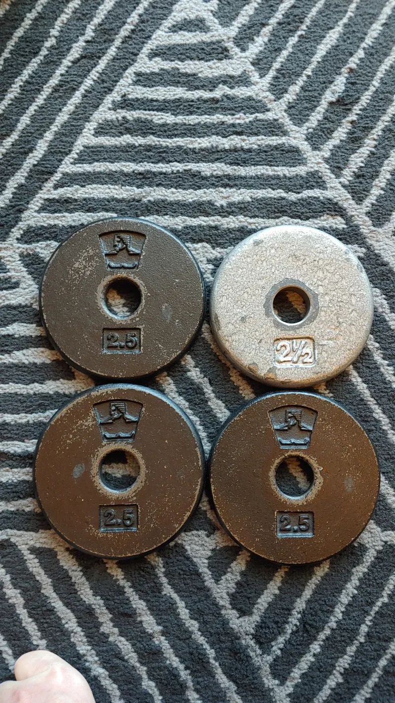 Weight Plates - 1.25, 2.5, 5 lbs image indicator(3)
