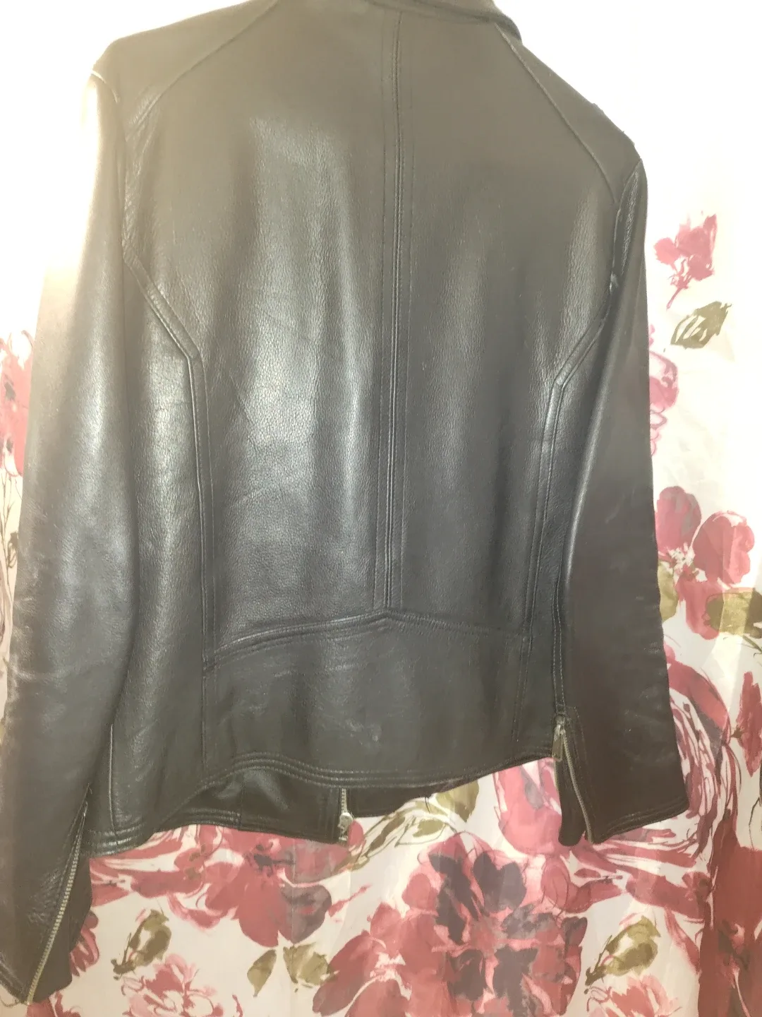 H&M Black Leather Jacket image indicator(3)