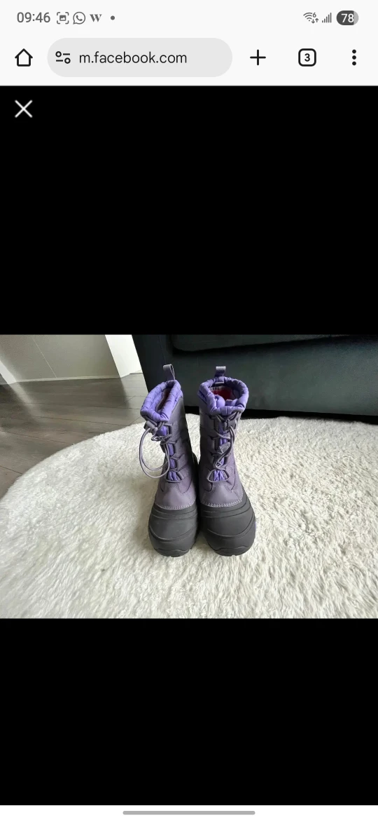 The North Face Purple Winter Boots - photo 3