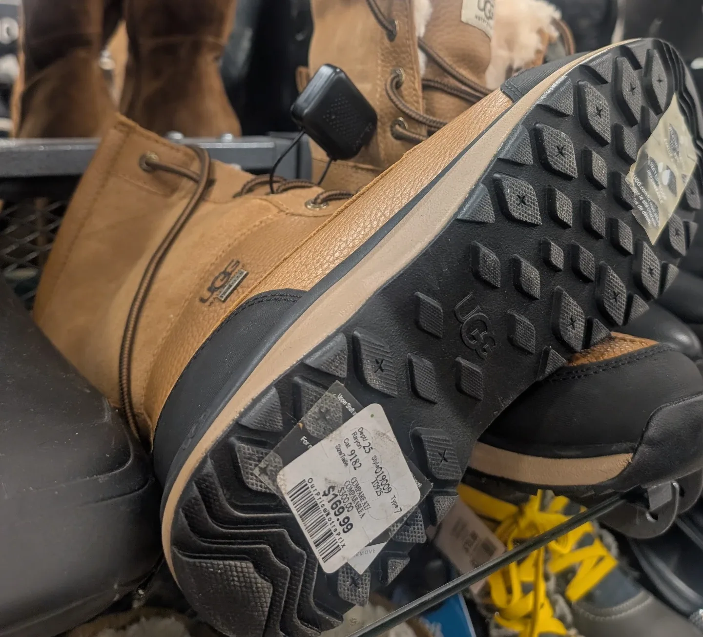 UGG Australia Men's Waterproof Leather Boots - Size 10