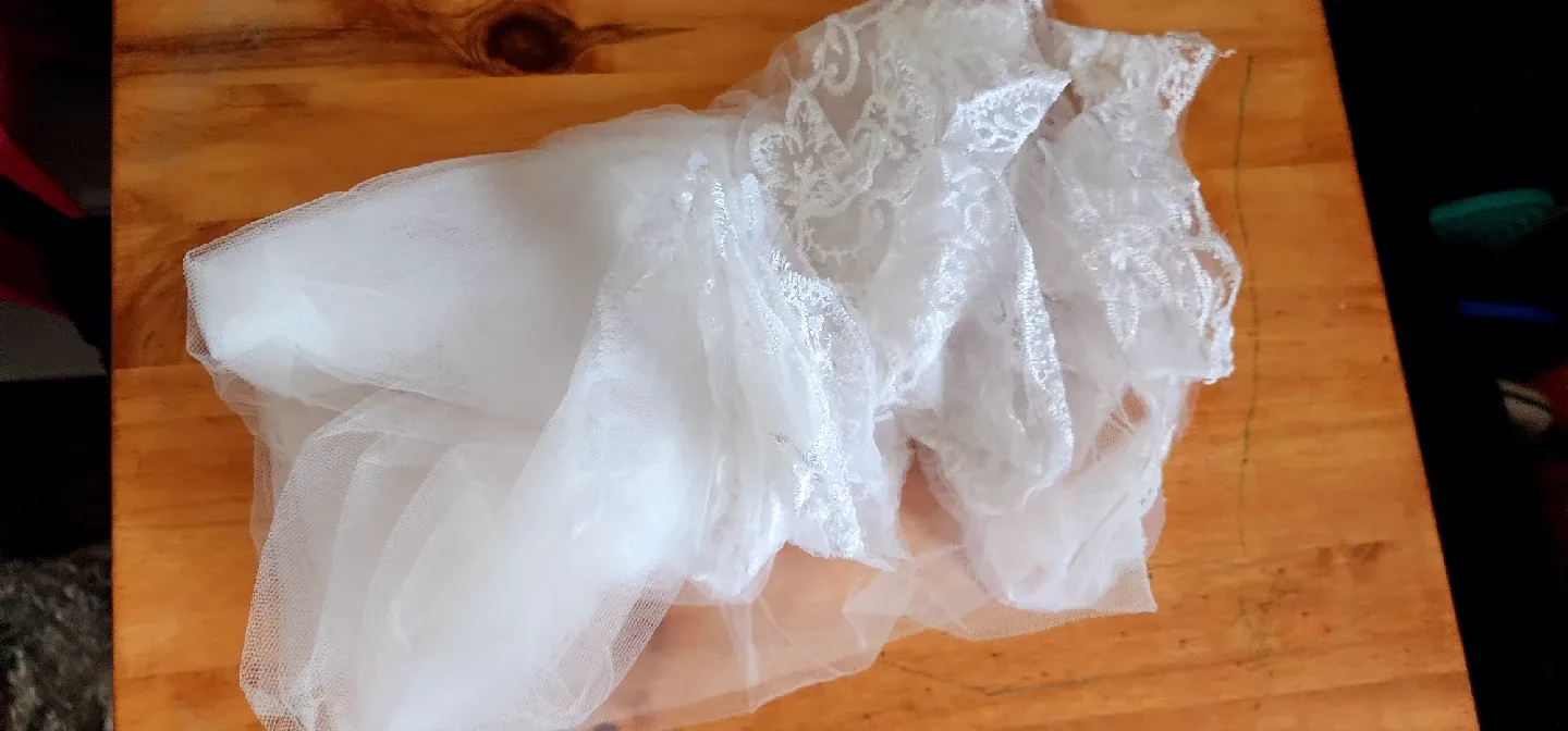 White Wedding Veil image indicator(4)