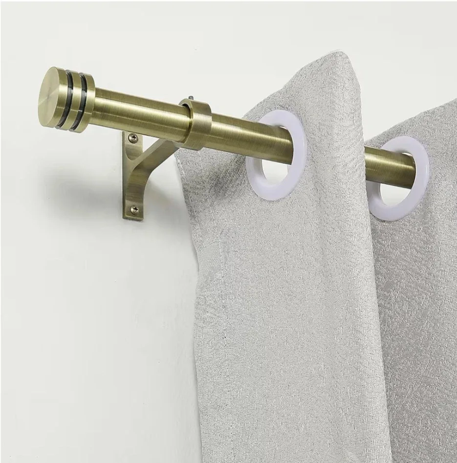 Antique Bronze Curtain Rod 72-144" image indicator(2)