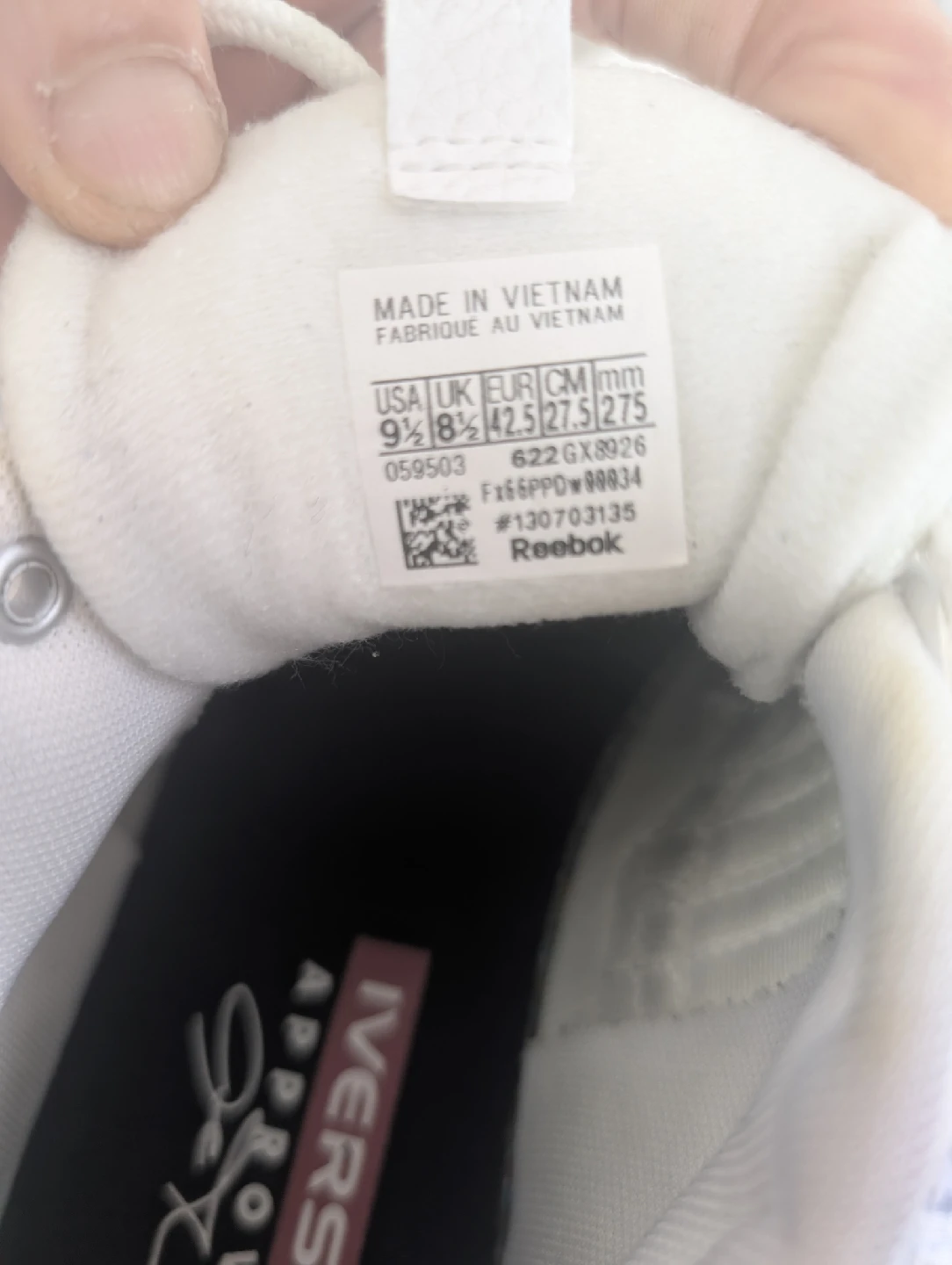 Reebok  Iverson signature US 9.5 - photo 4
