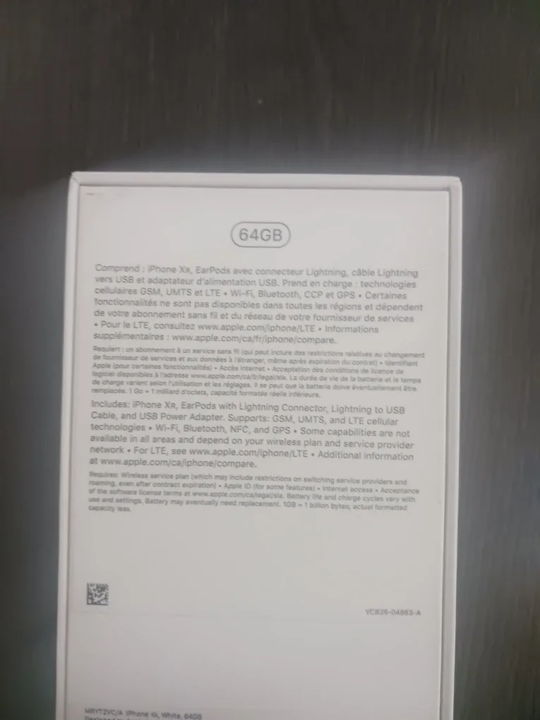 Apple IPhone XR - 64GB , White , With Box - Excellent Condition image indicator(3)