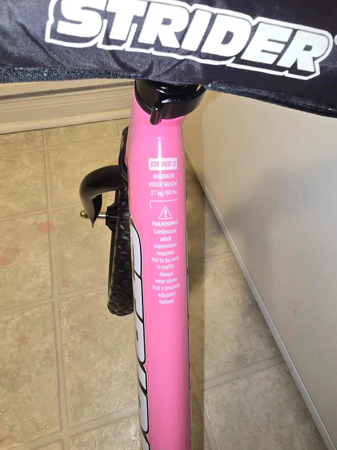 Pink Strider Balance Bike for Kids image indicator(7)