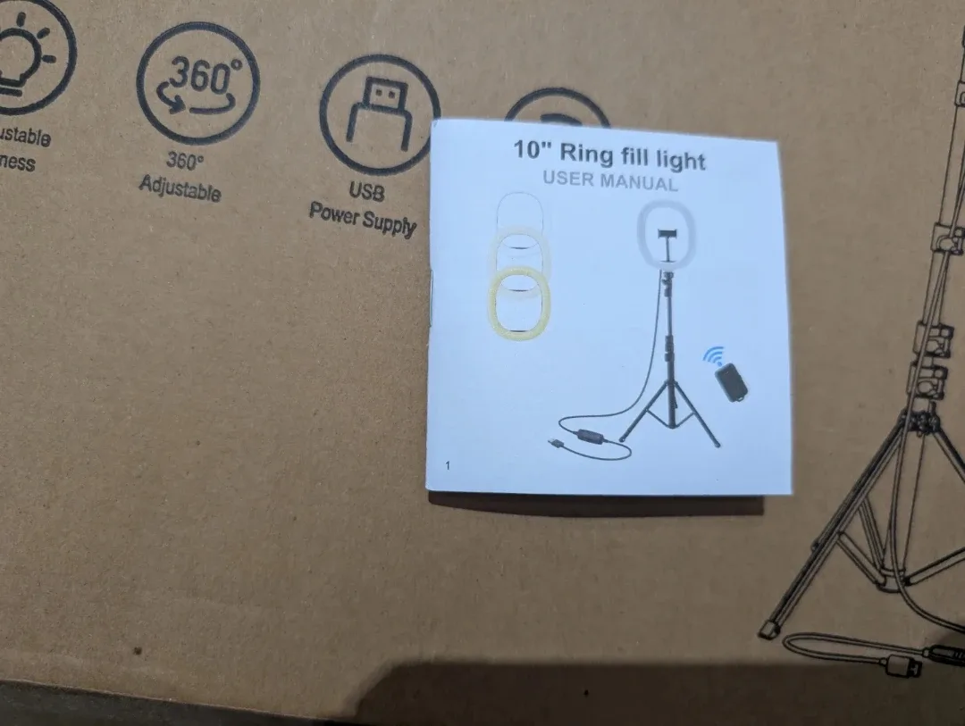 10" Ring Fill Light - 2 New in Box! image indicator(2)