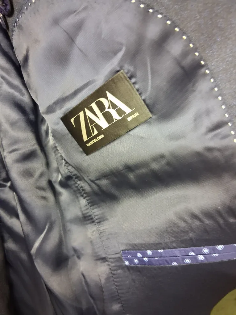 Zara Business Suit, Size 36 pants slim fit image indicator(2)