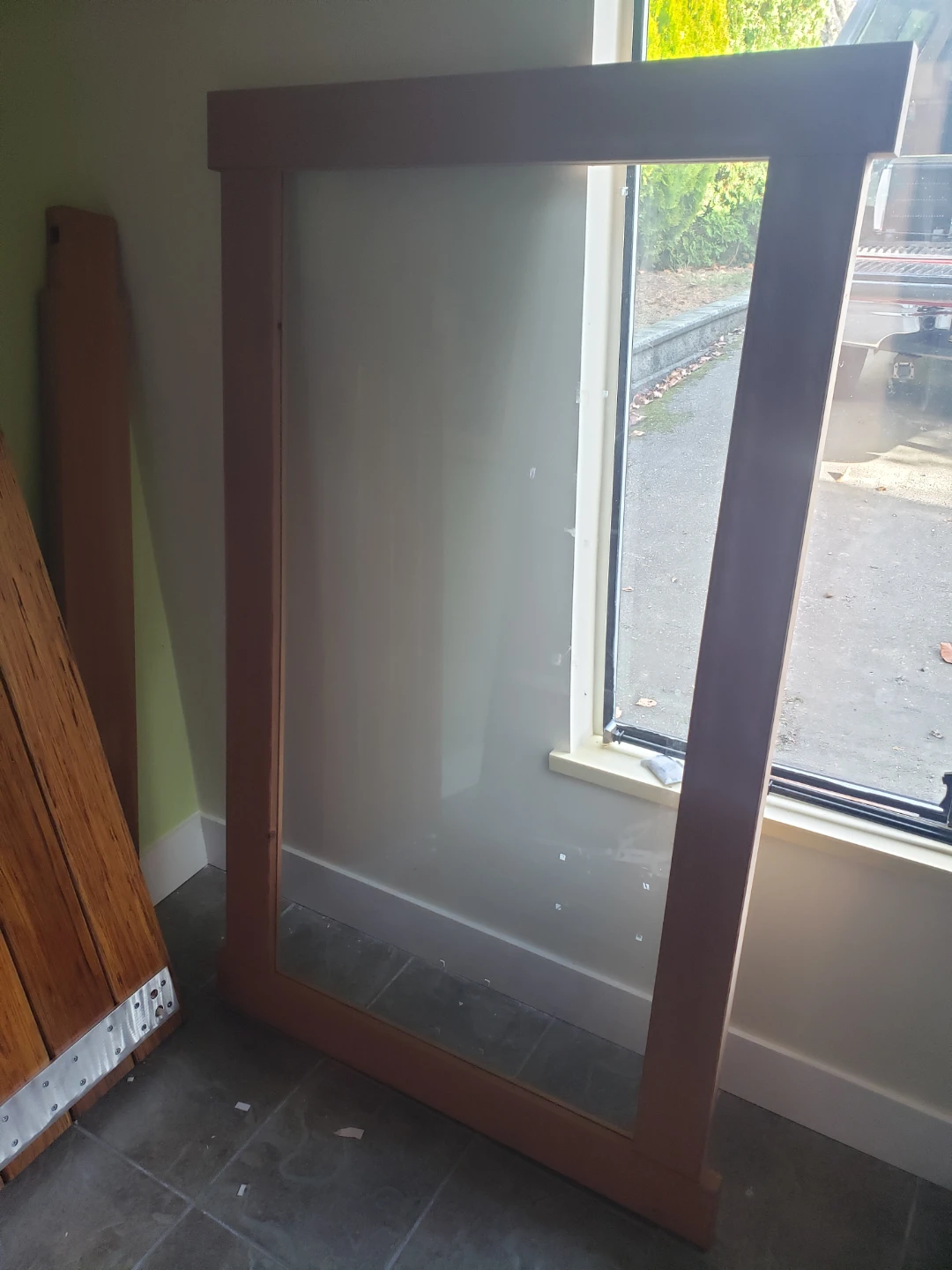 Wood Framed Glass