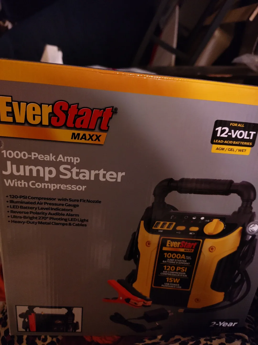EverStart Maxx 1000 Peak Amp Jump Starter