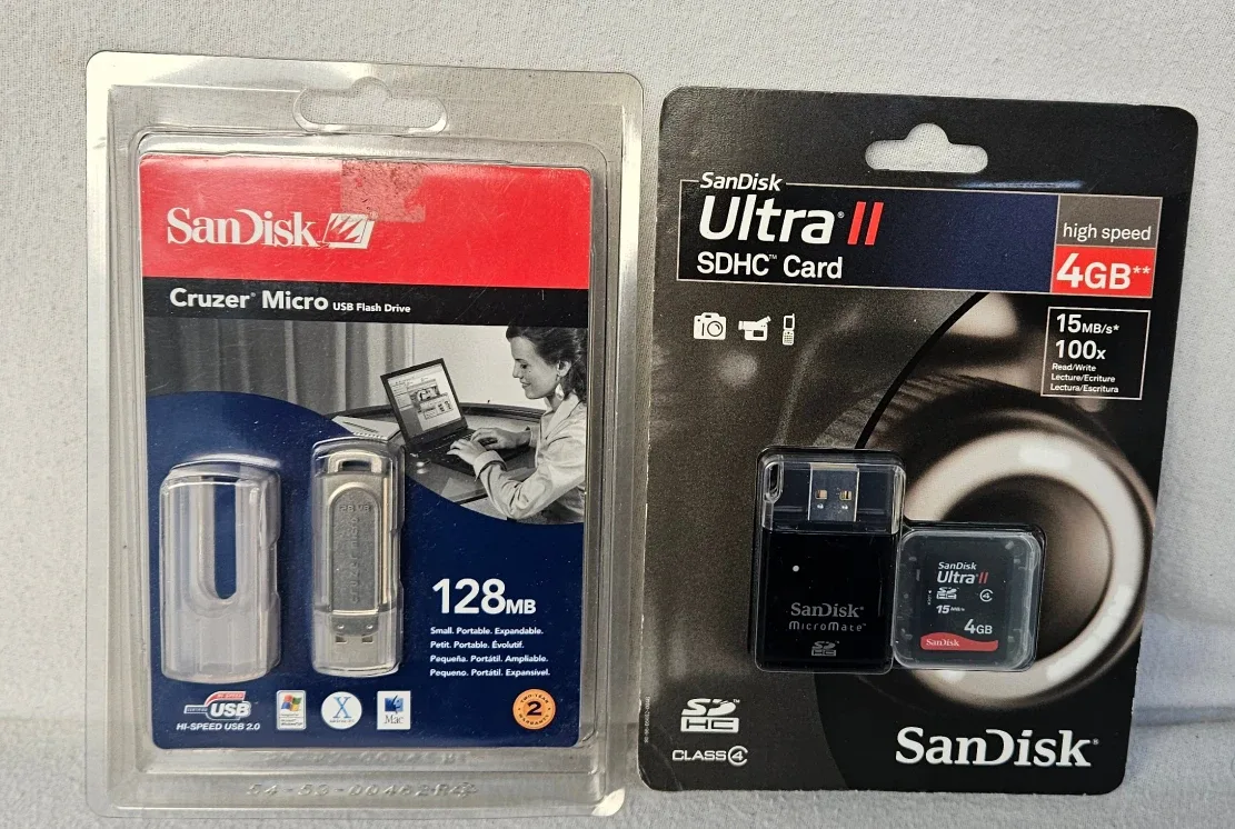 New SanDisk 4GB Ultra II SDHC Card Sealed