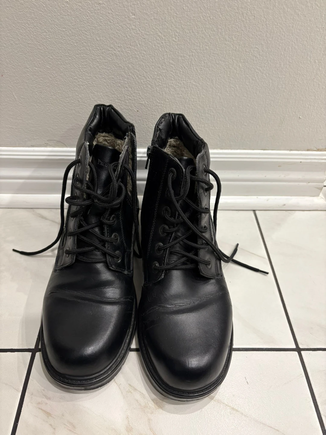 Black Leather Ankle Boots - photo 5