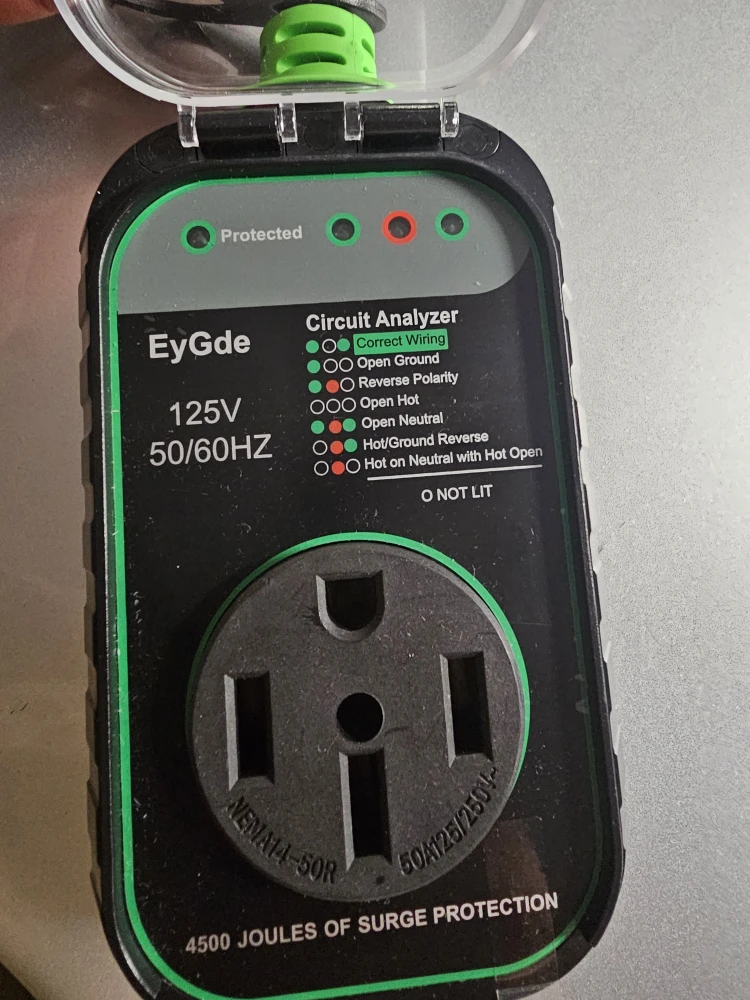 EyGde 125V Circuit Analyzer with Surge Protection - photo 5