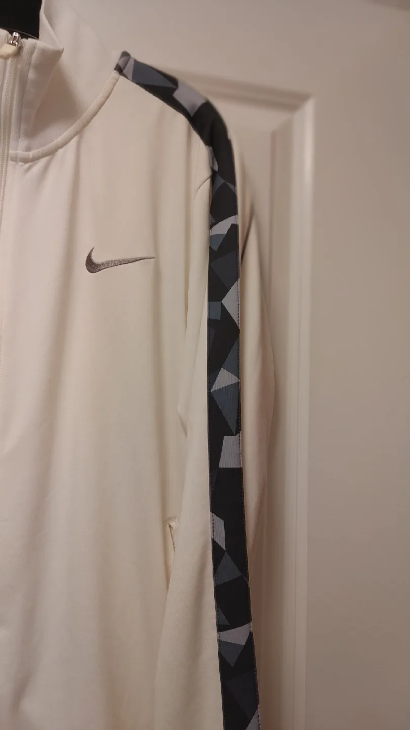 Men's Nike Track Jacket - White size Large image indicator(3)