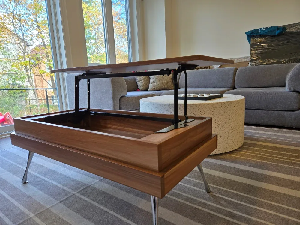 Coffee Table - MCM, Storage, Walnut Finish image indicator(2)