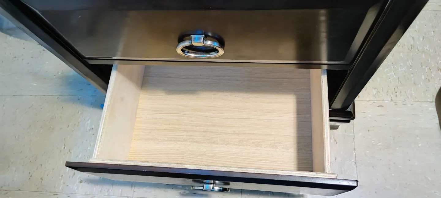 Dark Brown Wood Nightstand image indicator(2)